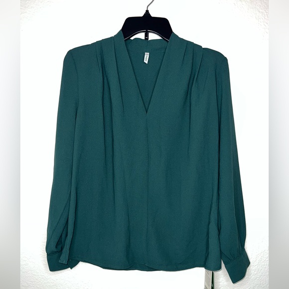 Halara V-neck Long Sleeve Work Blouse - Picture 9 of 11